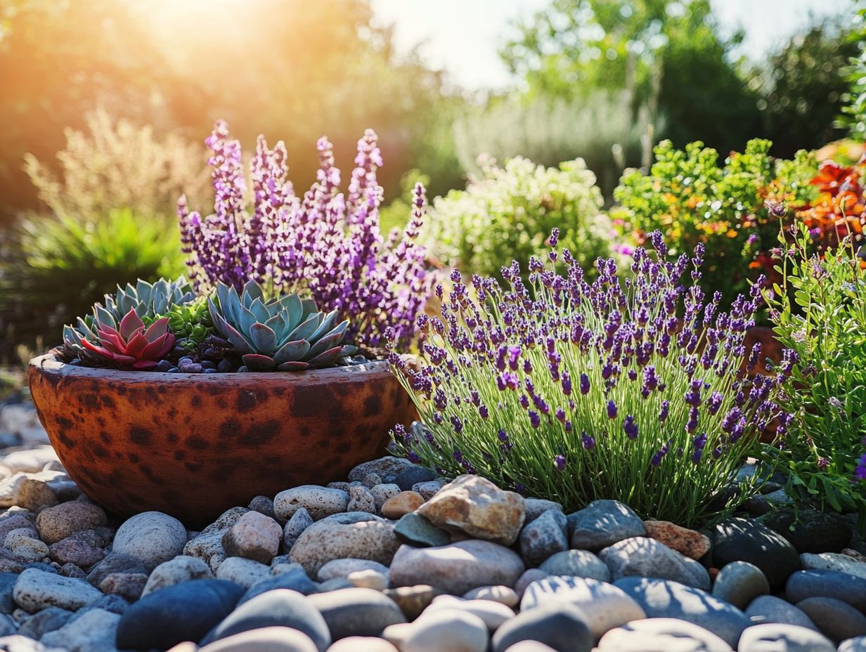 Creative drought-resistant gardening in a small space