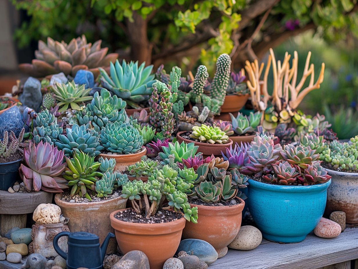 Creative uses for drought-tolerant pots