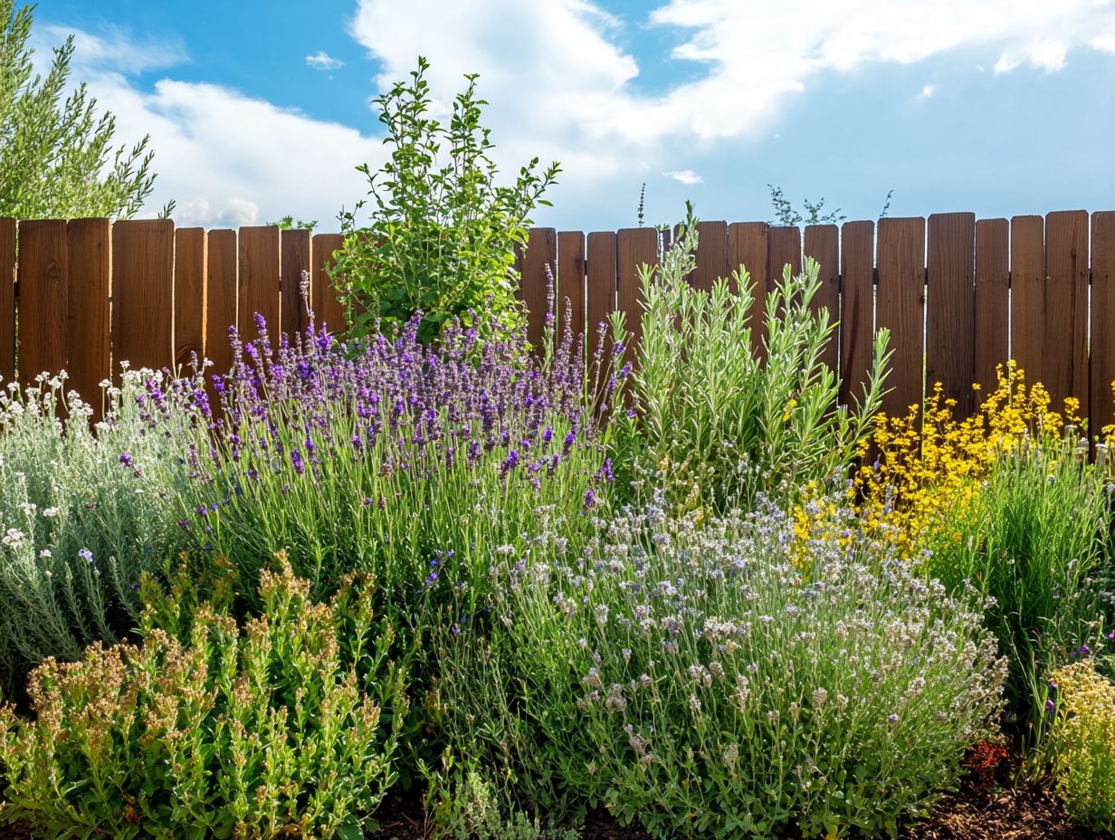 Image showing frequently asked questions about drought-resistant herbs