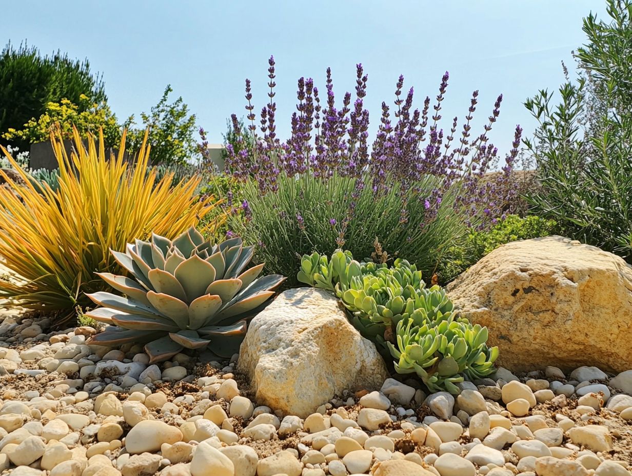 A variety of beautiful cacti thriving in a desert landscape.