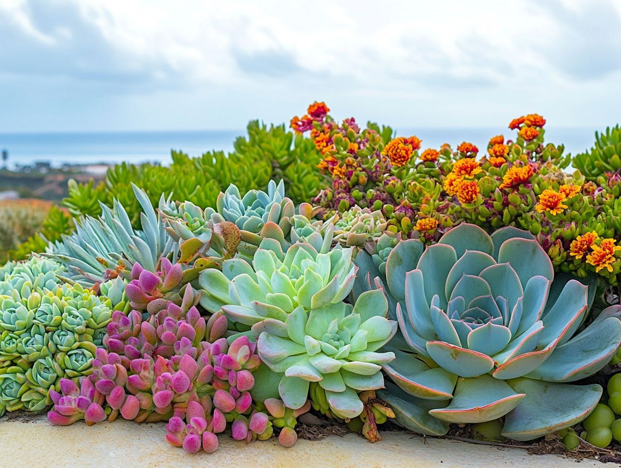 Visual representation of drought-tolerant plants