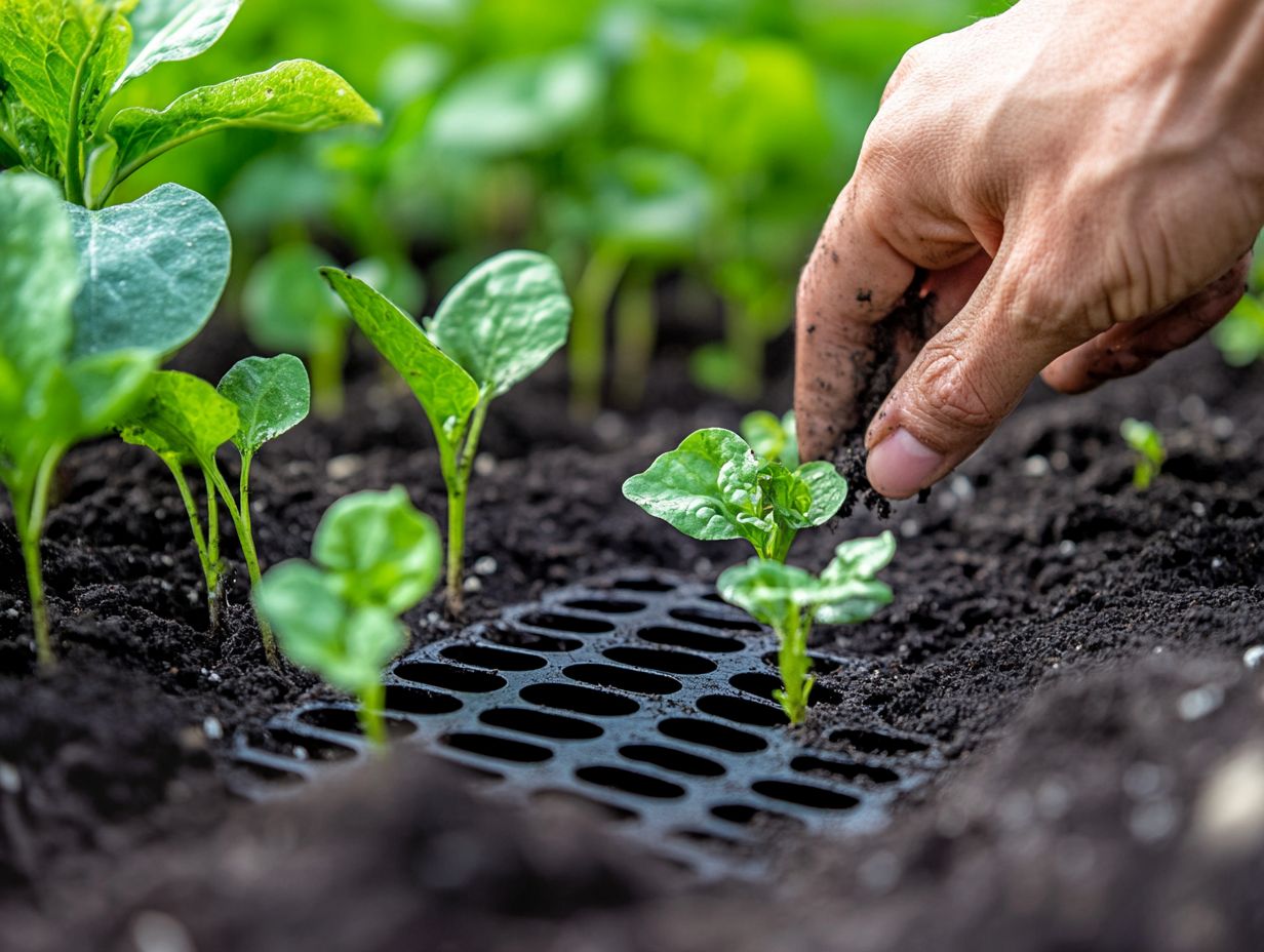 A garden featuring permeable materials for improved drainage