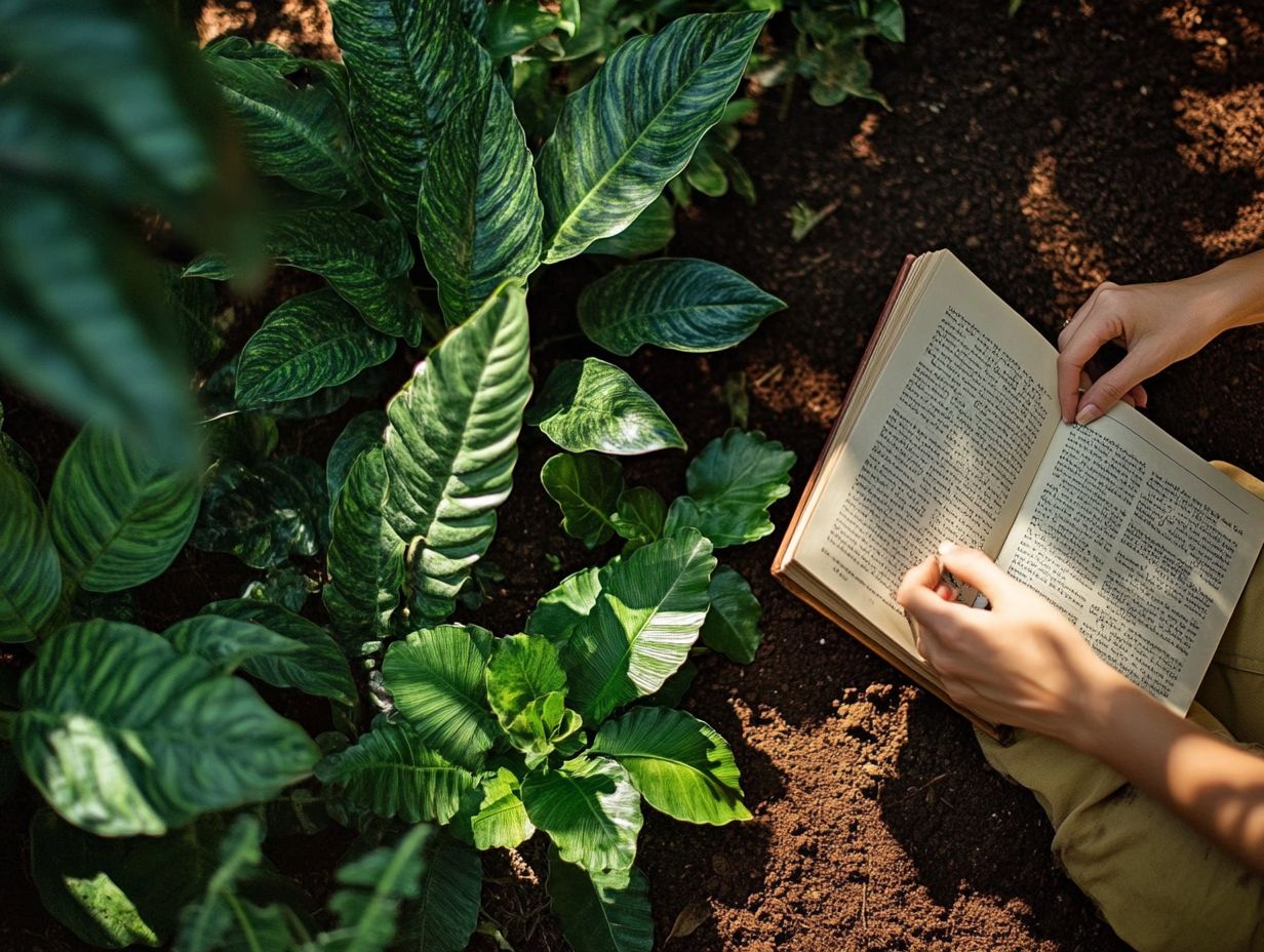 An illustration highlighting key educational resources on drought gardening.