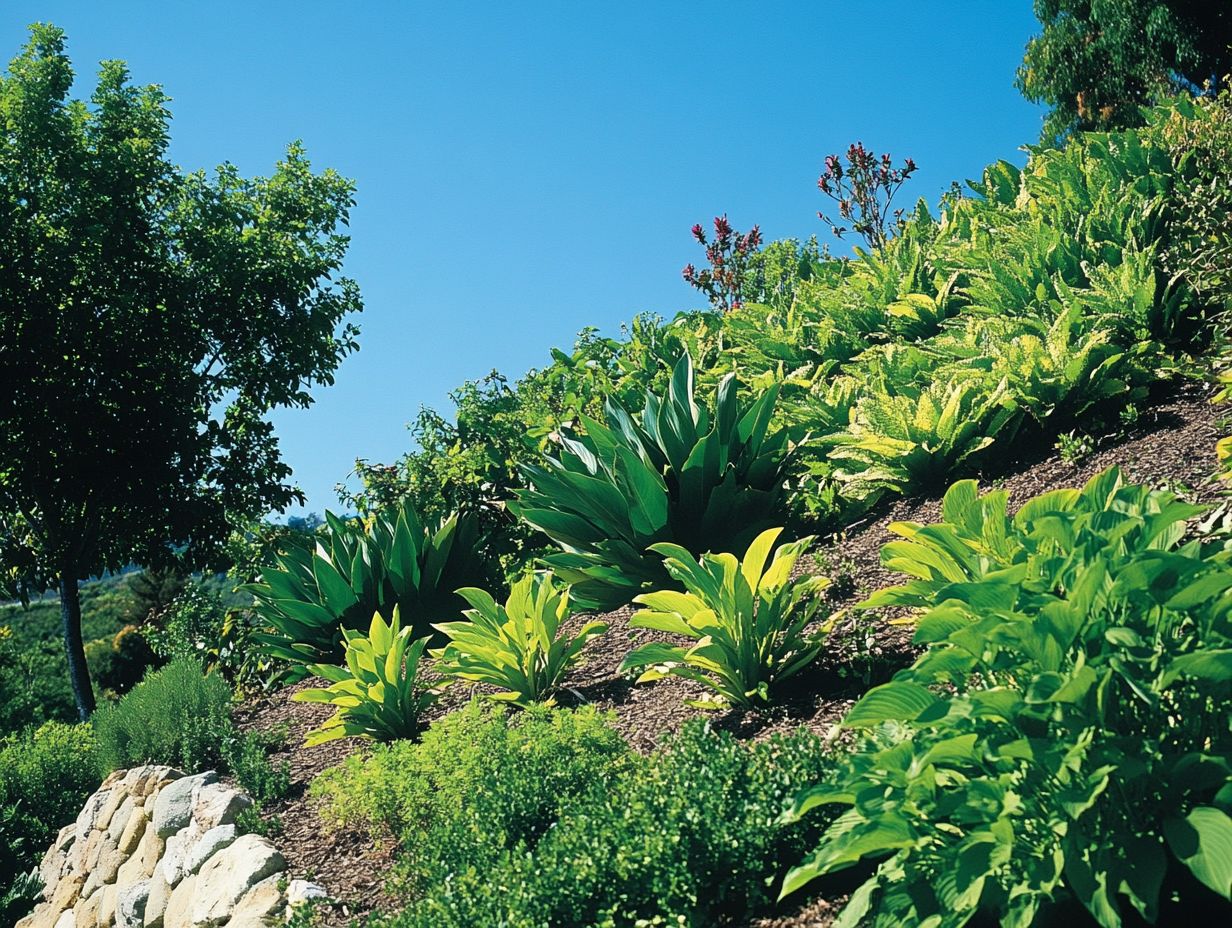 Key Takeaways showcasing native plants for erosion control