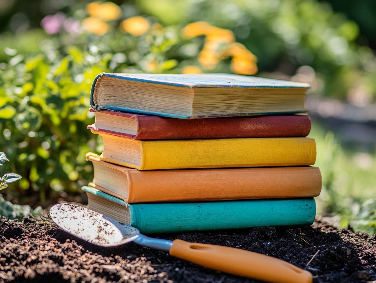 Image illustrating key takeaways on drought gardening books.