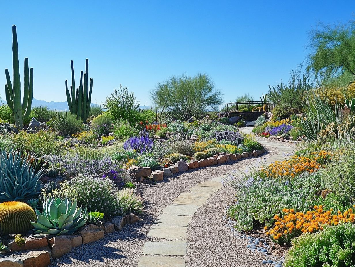 Best botanic gardens for drought-tolerant plants in California