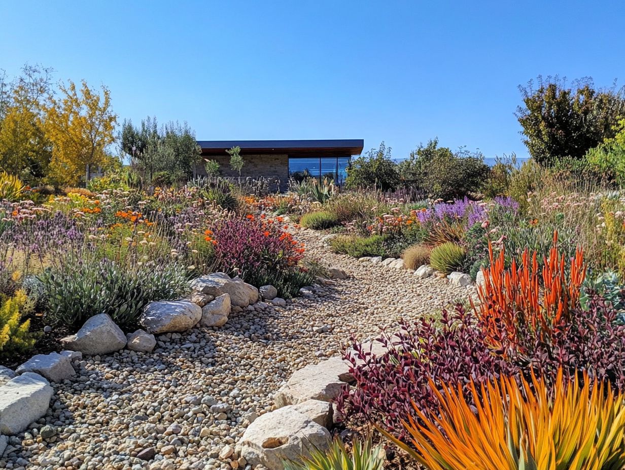 Colorful native plants suitable for drought conditions