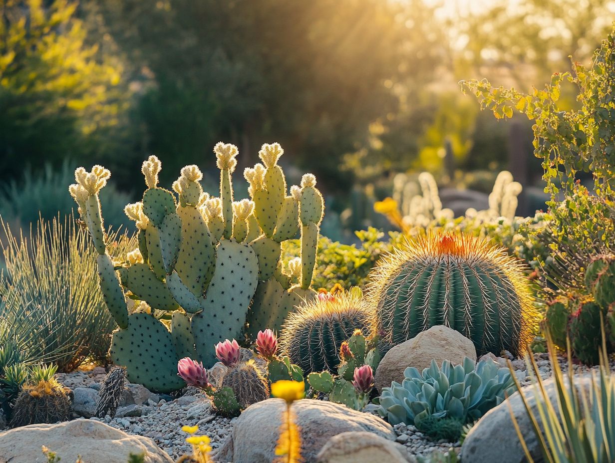 Zebra Cactus standing in a drought-tolerant garden