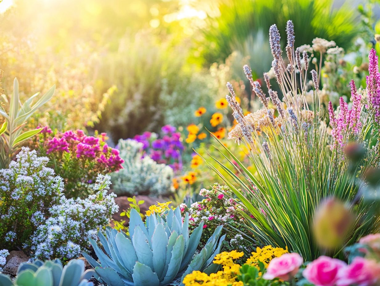 Explore the benefits of combining drought-resistant and traditional plants in your garden