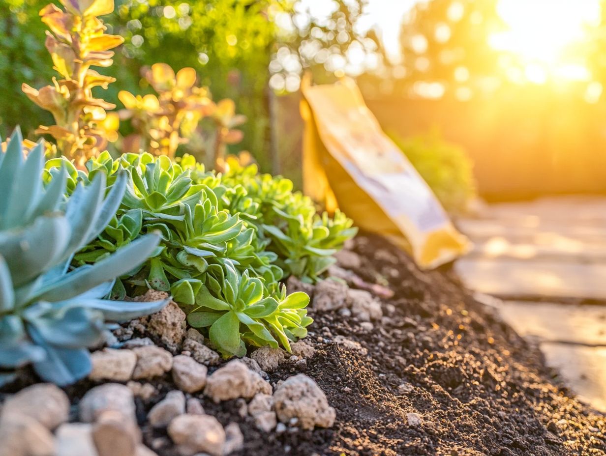 Illustration showing benefits of fertilizers on drought-resistant plants