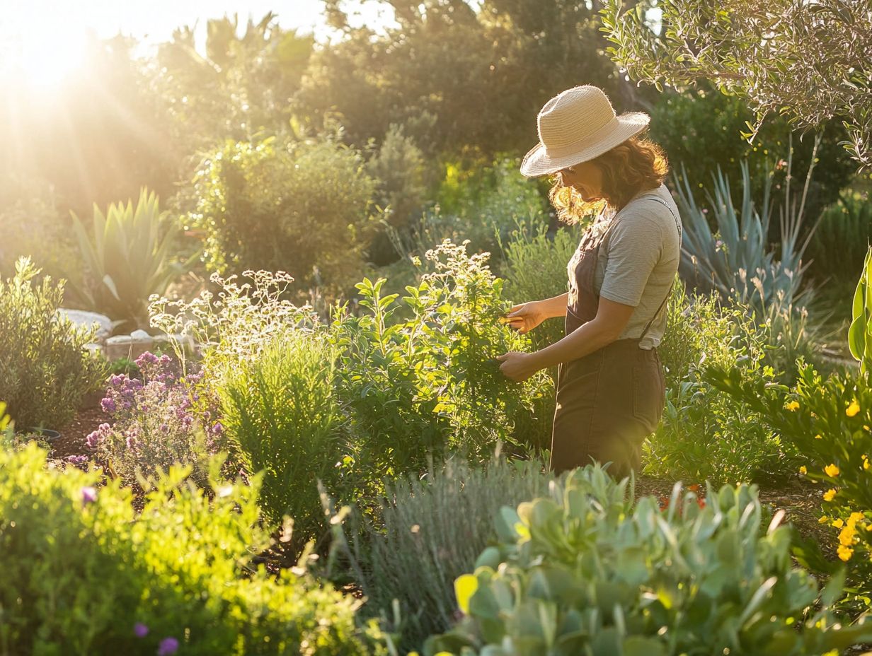 A visual guide on managing pests and diseases in drought gardening