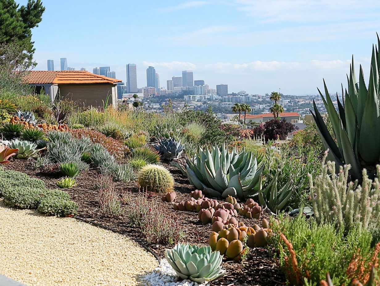 What is drought gardening and how does it benefit urban areas?