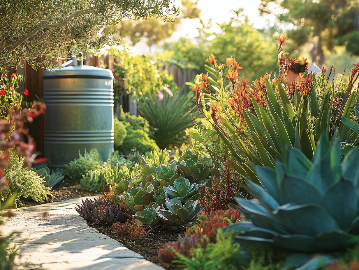 Diverse Drought-Resistant Plants Supporting Sustainable Gardening