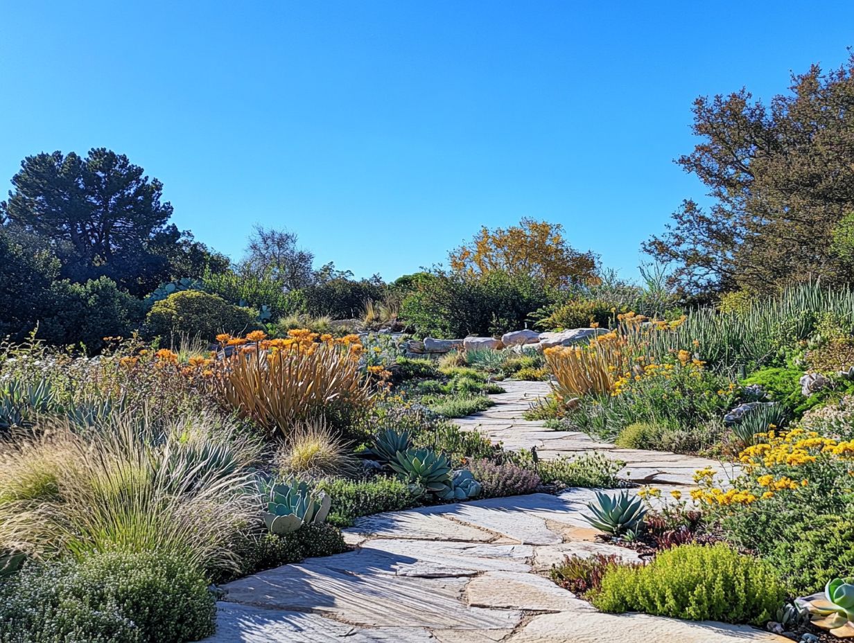 Illustration of Key Factors in Choosing Drought-Resistant Plants