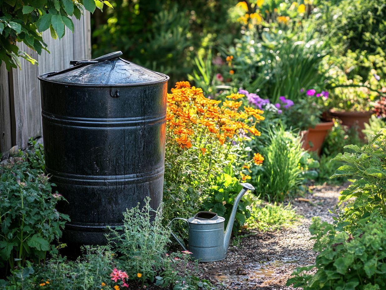 Gardening Best Practices for Safe Rainwater Use