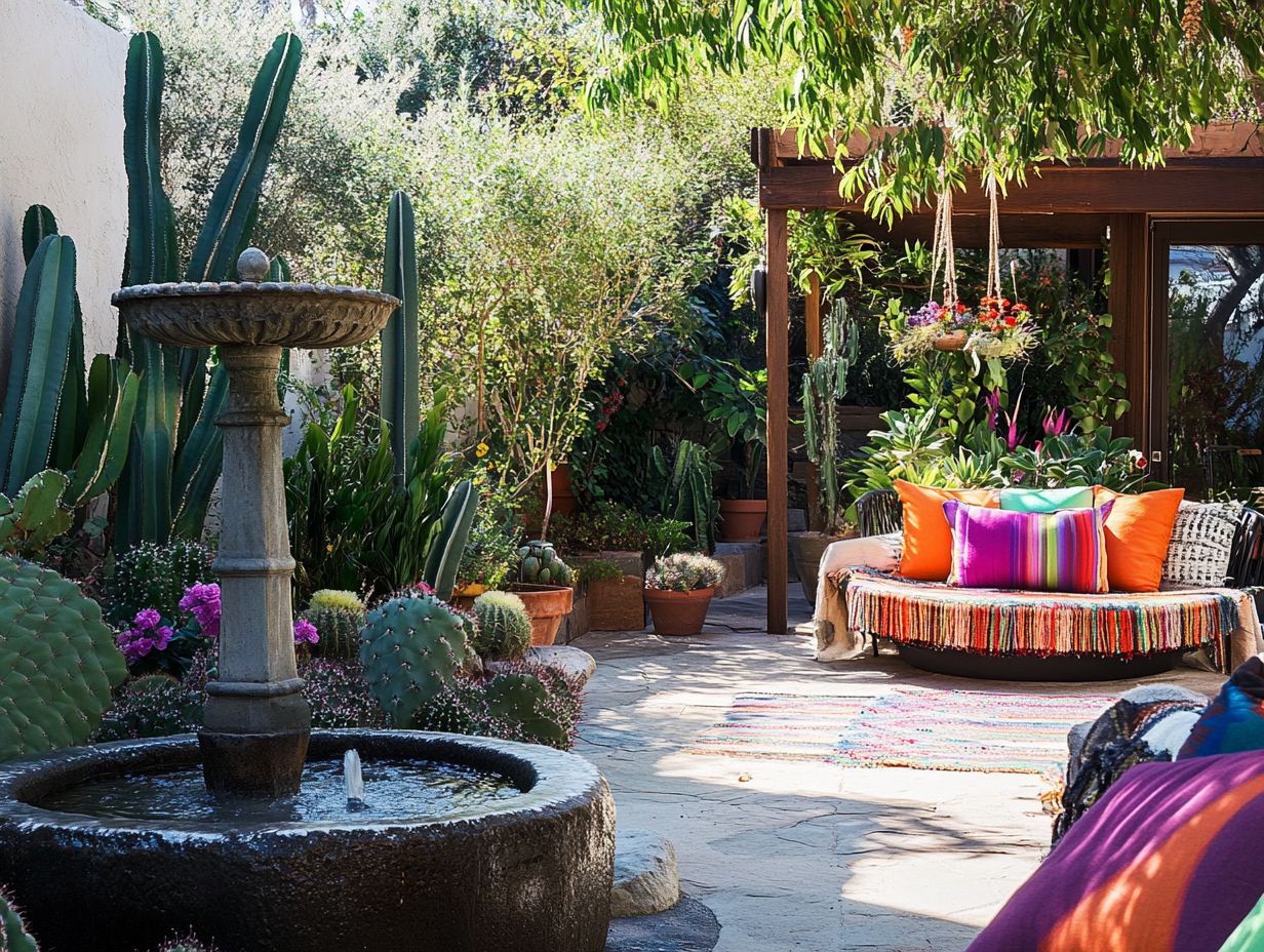 A beautifully designed desert oasis at home