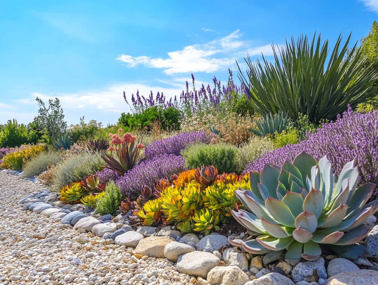 Illustration of why to create a drought-resistant garden