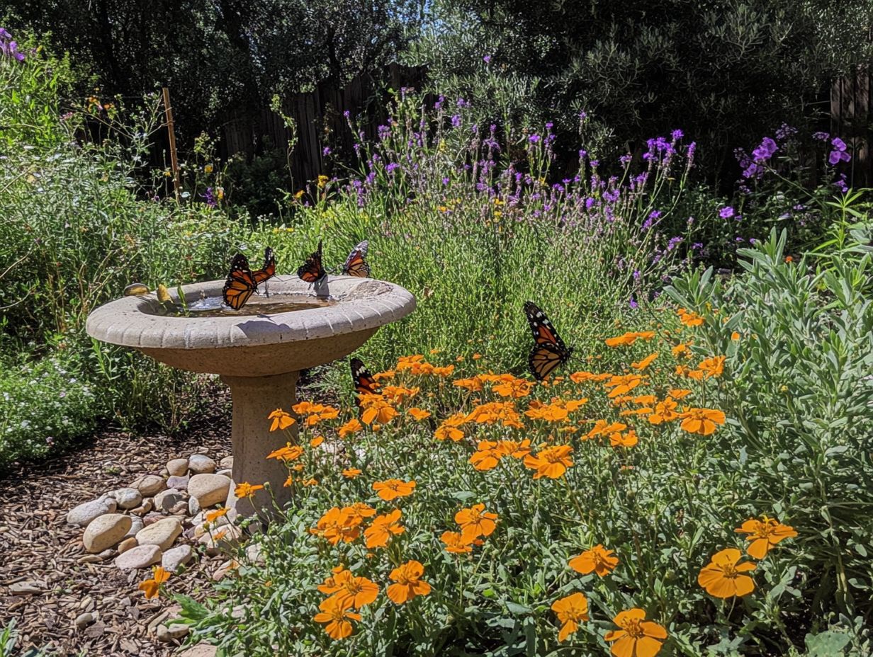 An example of a wildlife-friendly drought garden design