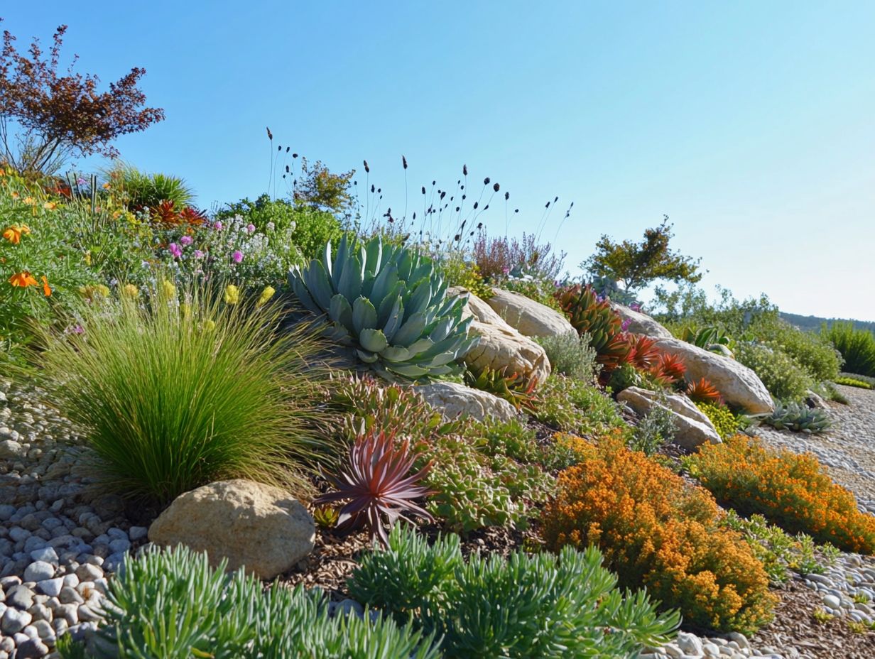 A beautifully designed drought-tolerant landscape featuring native plants