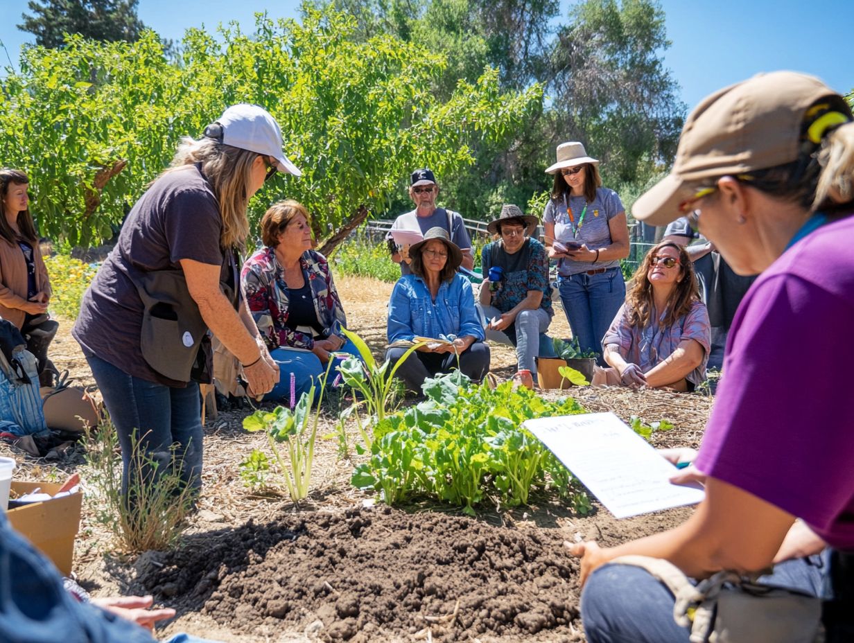 Illustration of Preparing for Drought Gardening Techniques