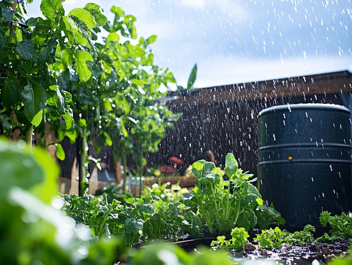 Illustration of Types of Rainwater Harvesting Systems