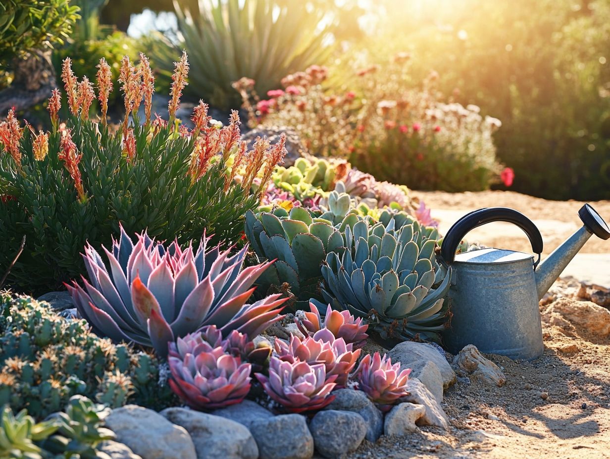 2. How often should I water my drought-resistant plants?