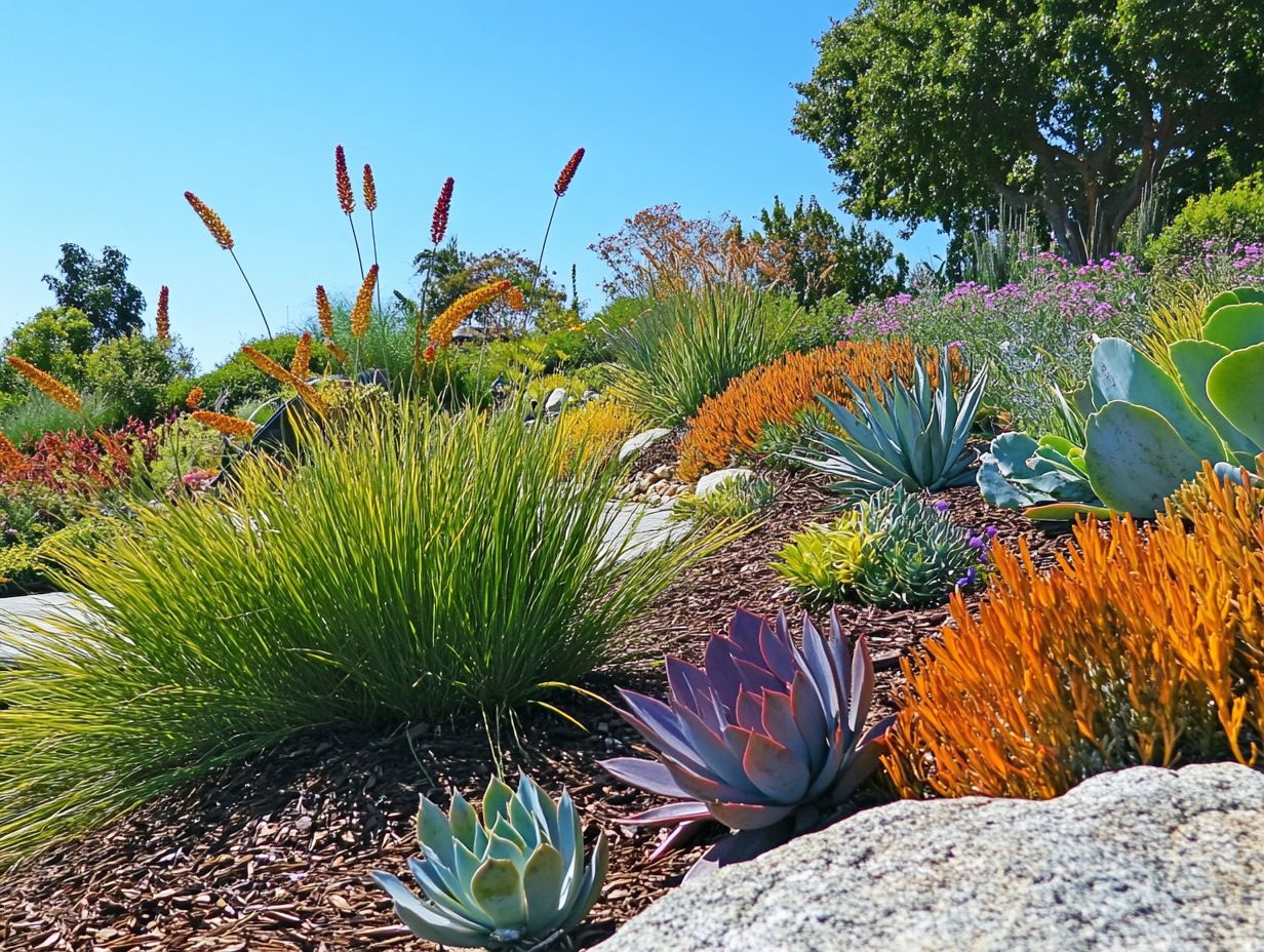 A beautifully designed drought-resistant landscape