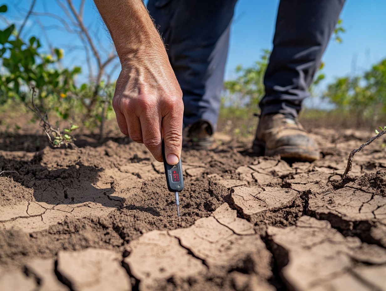 Overview of key takeaways on monitoring soil health in drought areas