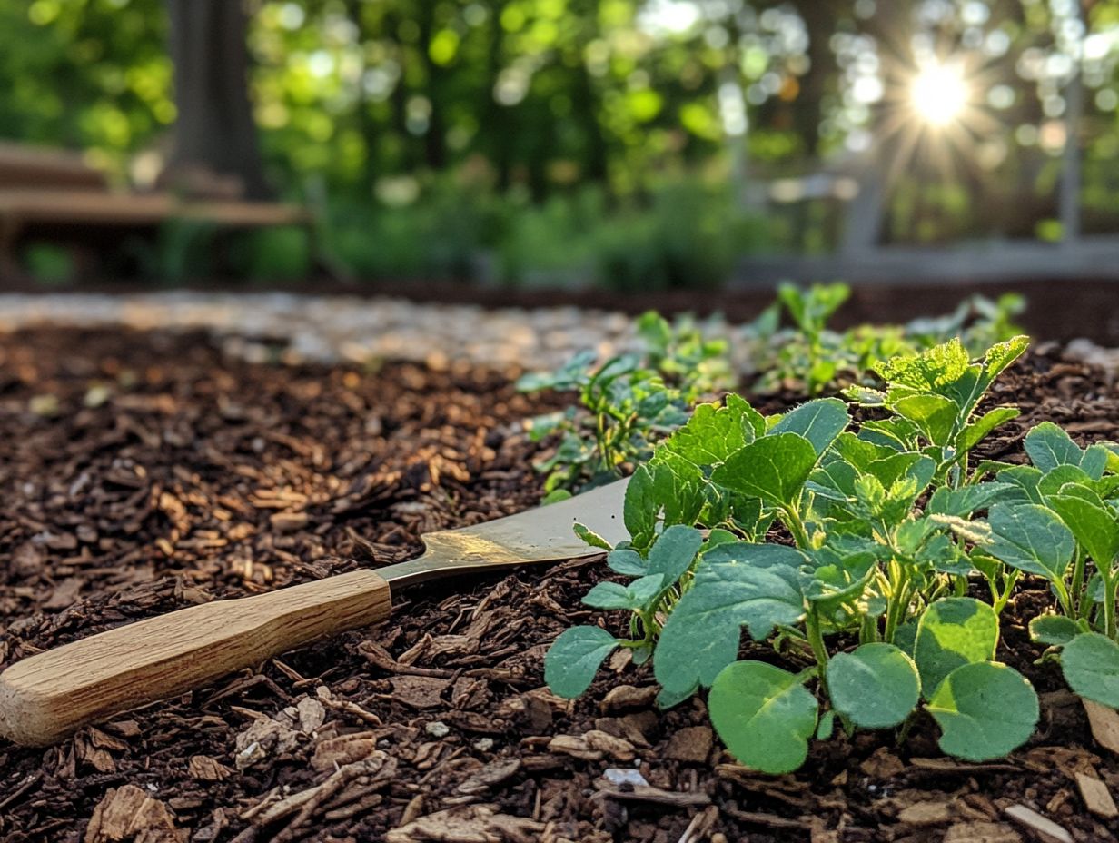 A variety of mulches perfect for drought-resistant plants.