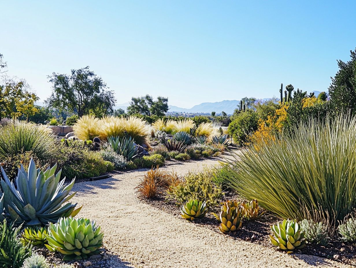 Why is it important to plan a drought-resistant garden layout?