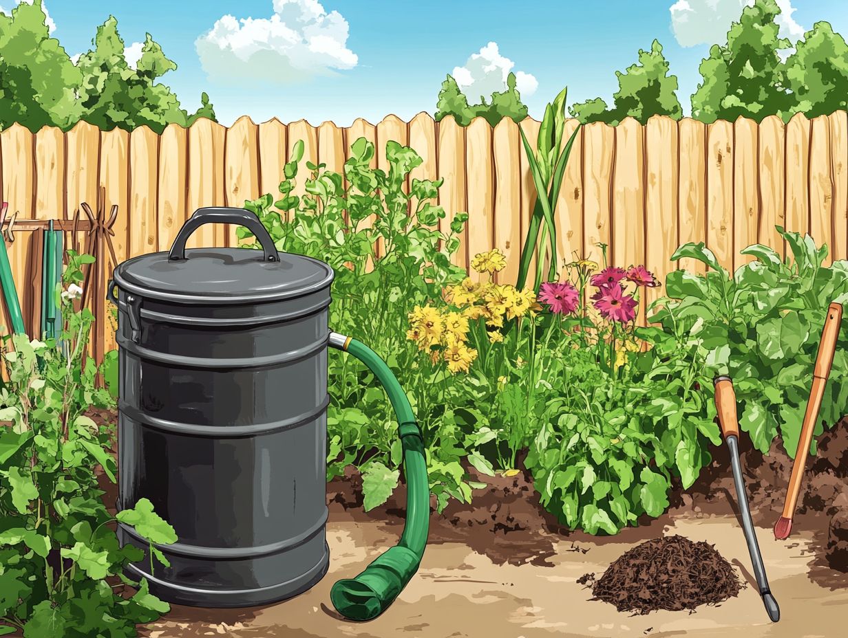 What are the benefits of utilizing greywater in gardens?