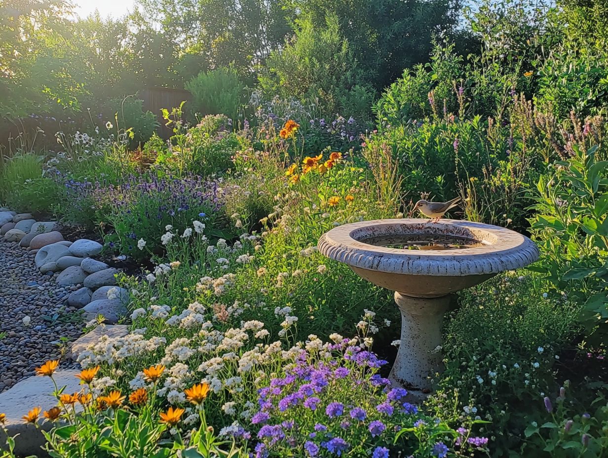 Planning a Drought Garden with Wildlife in Mind