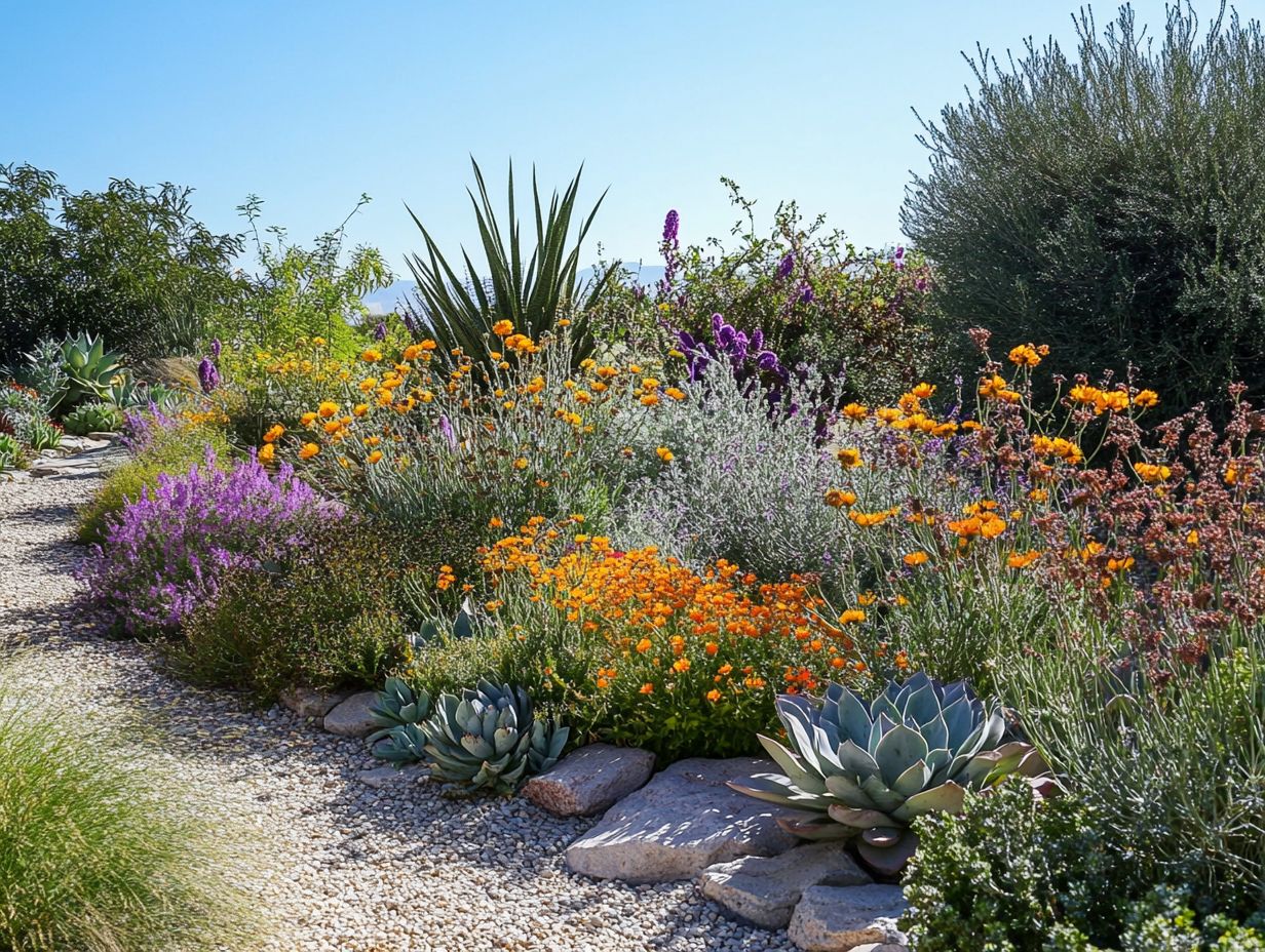 Explore vibrant native plant options perfect for drought-prone gardens.