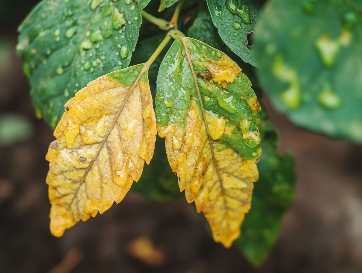 Signs of overwatering in drought plants