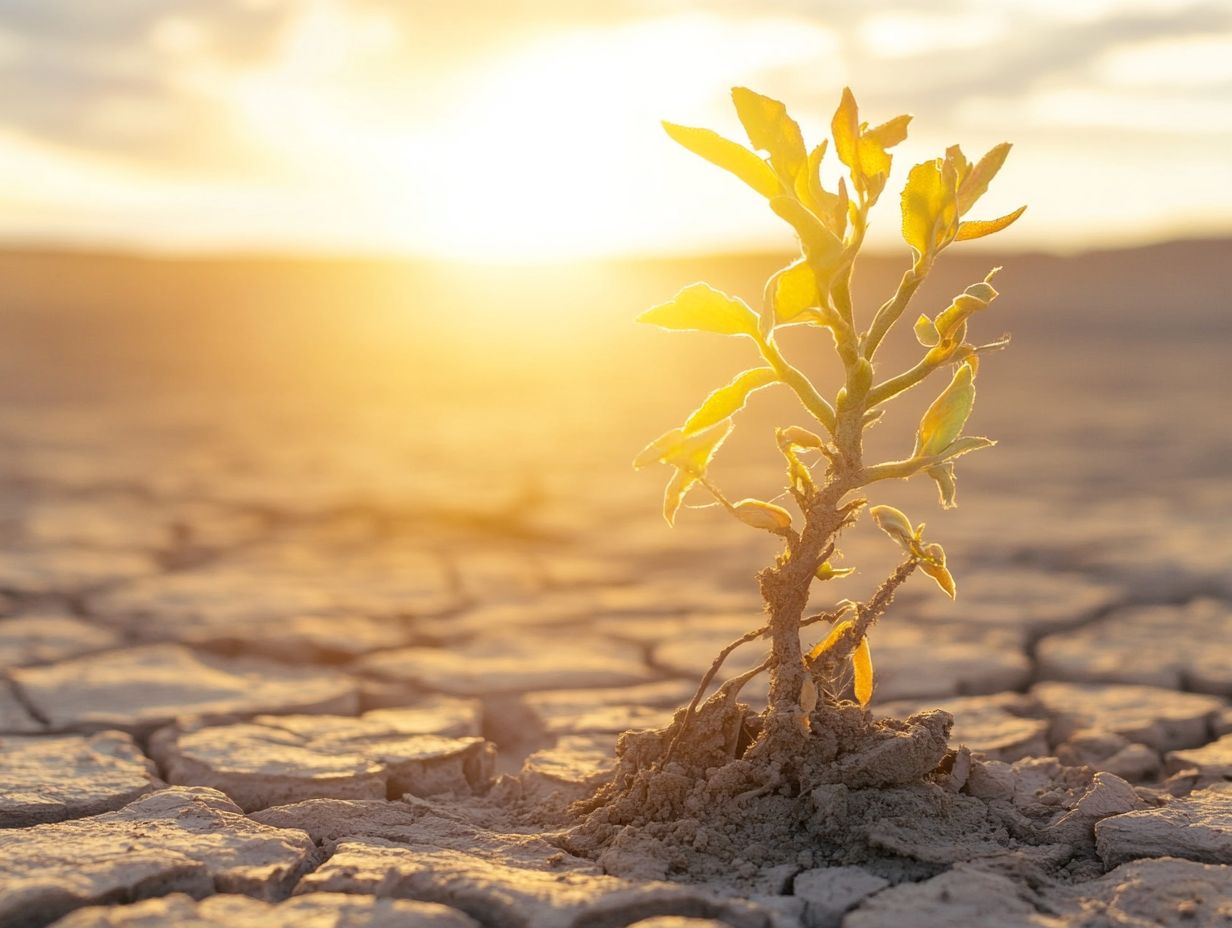 Factors that can cause stress in drought-resistant plants, such as extreme temperatures and pests.