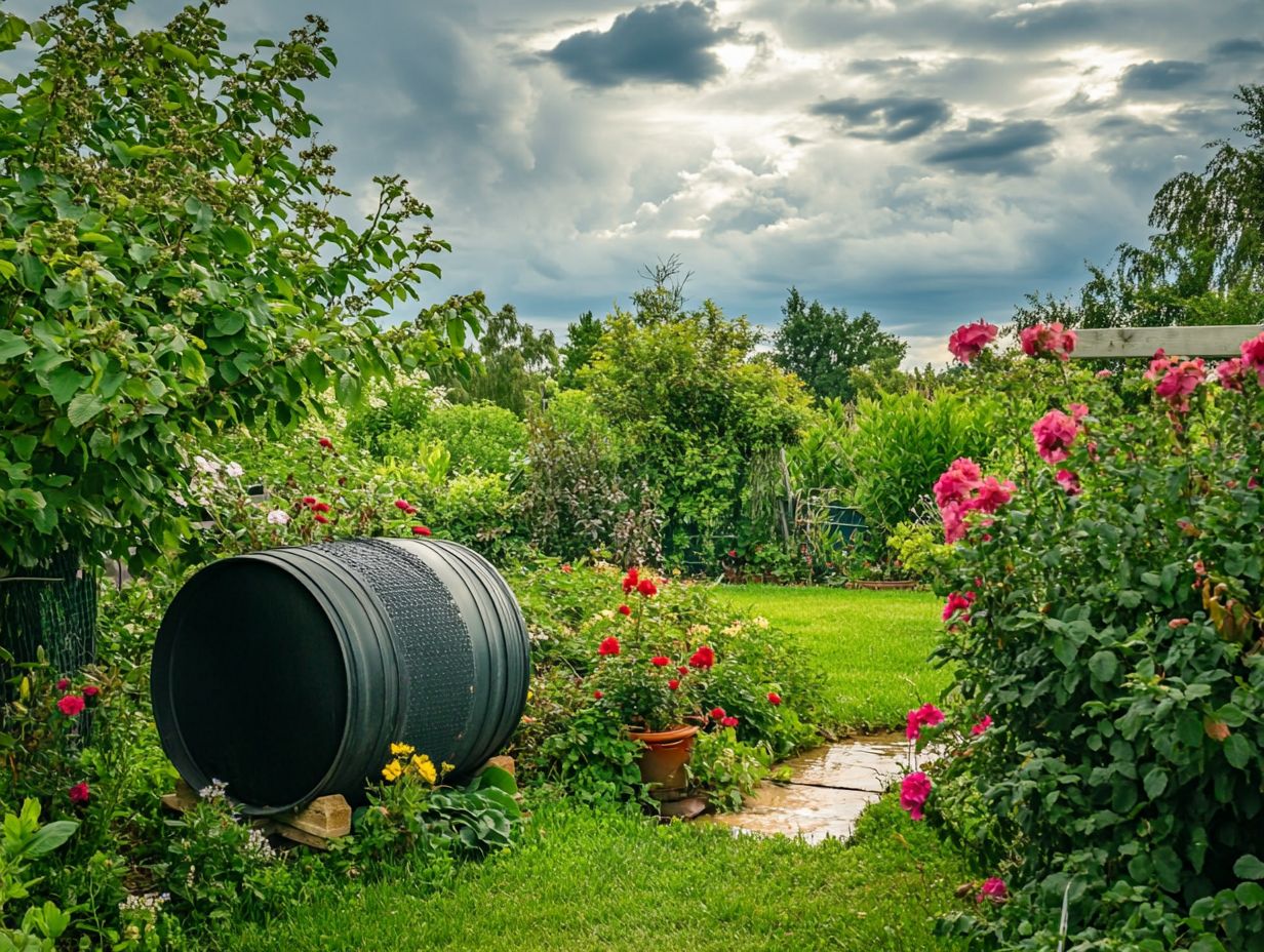 What are some benefits of using techniques for capturing rainwater efficiently?