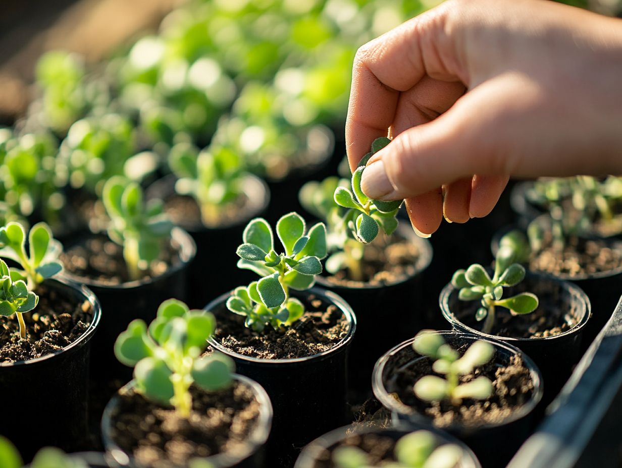 Common techniques for propagating drought plants