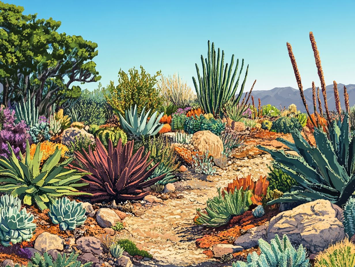 A beautifully designed drought-tolerant landscape showcasing native plants