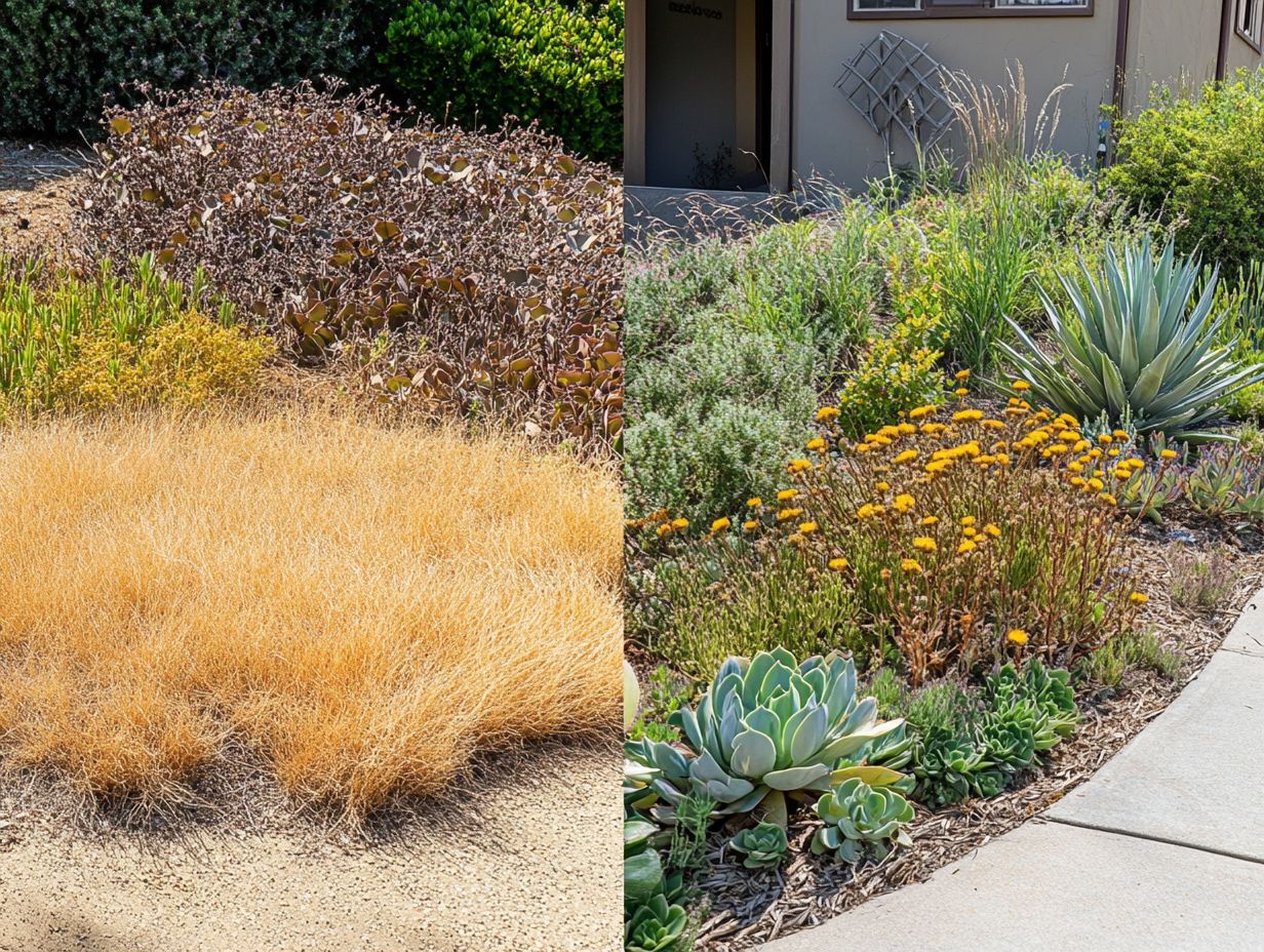 Image showing drought-friendly landscaping