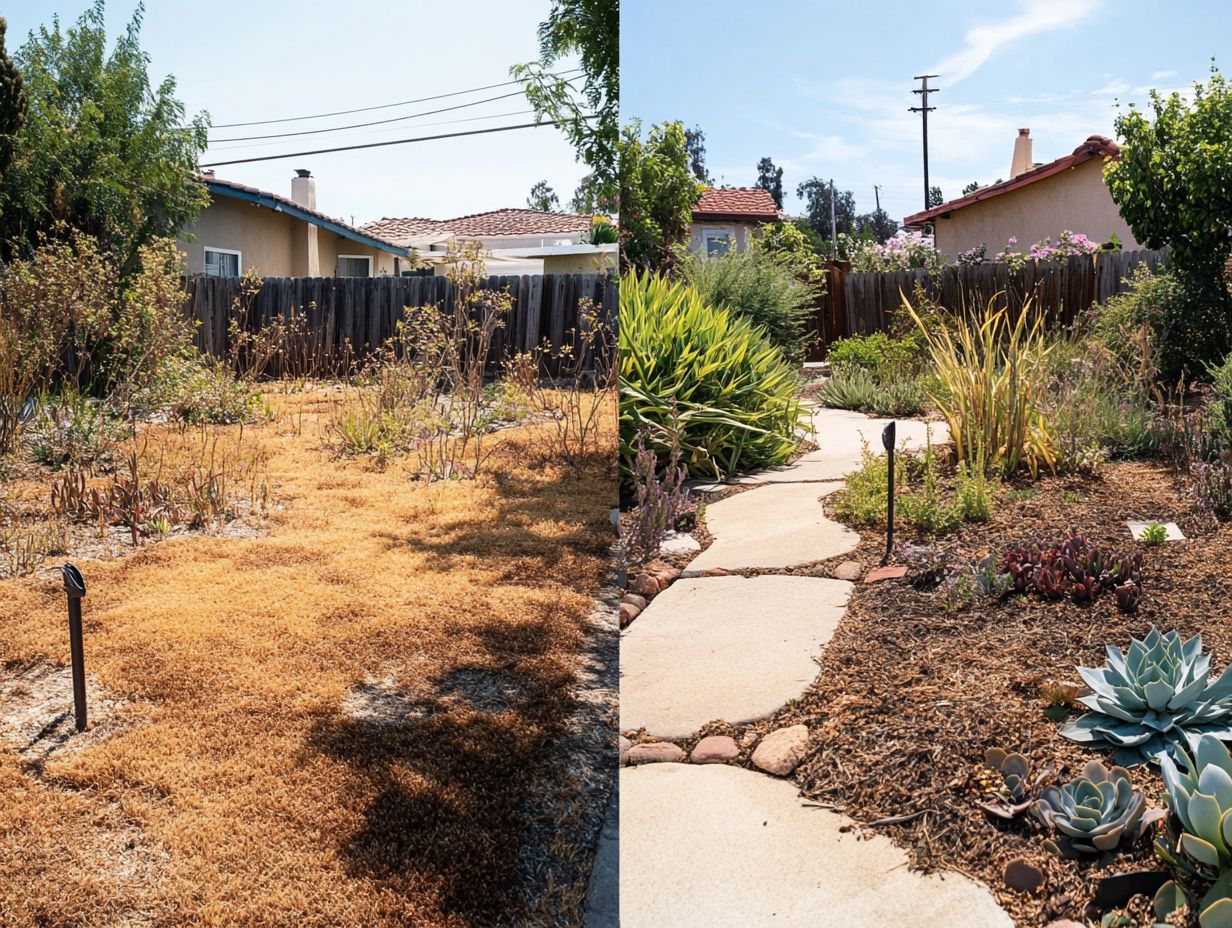 Image showing the impact of drought on landscaping choices