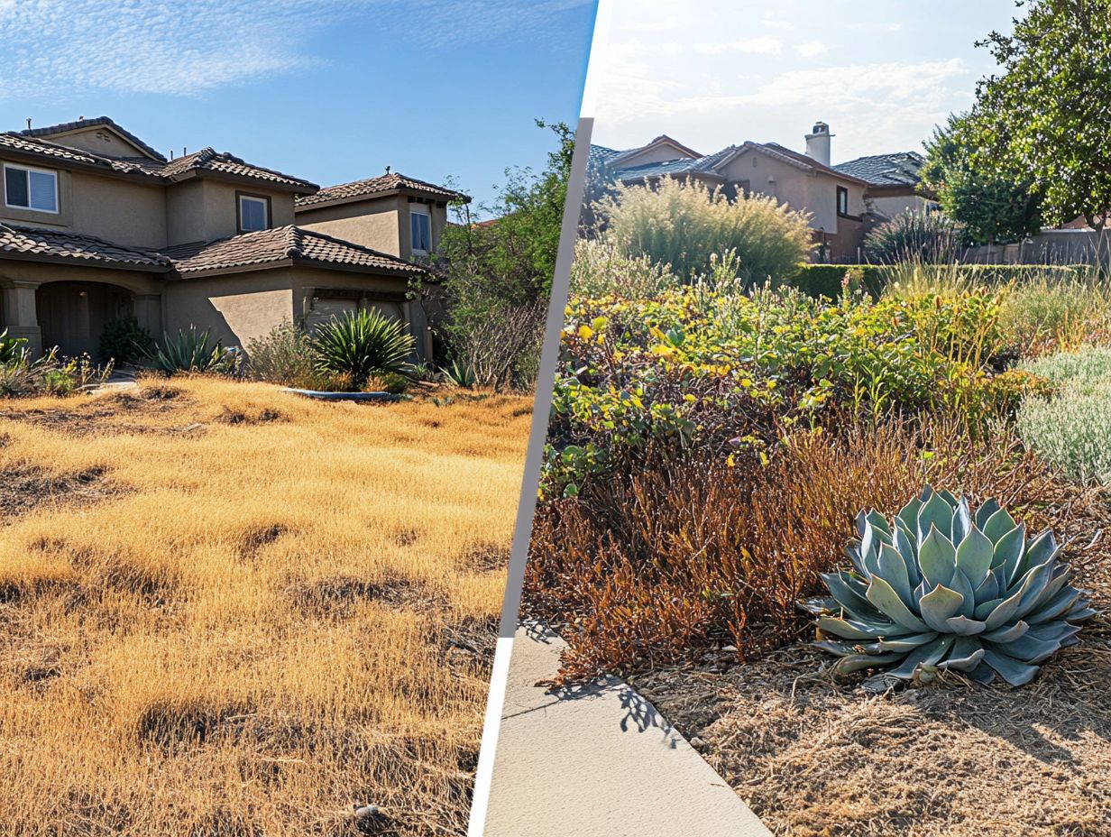 A vibrant selection of drought-resistant plants that thrive in dry conditions