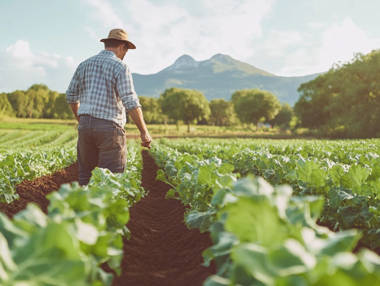 Infographic showing key takeaways on soil conservation