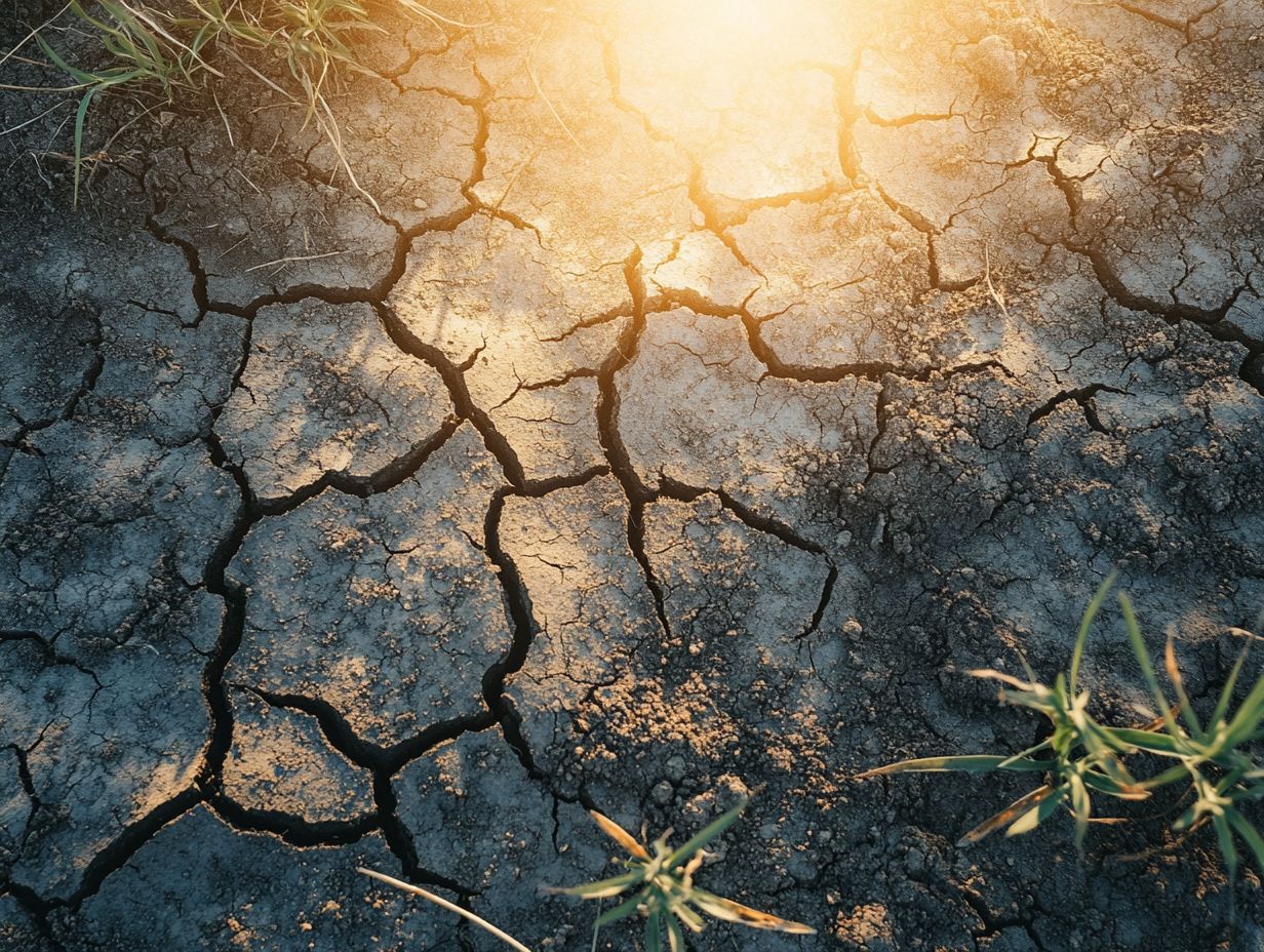 Explore the impact of drought on soil structure and nutrient availability