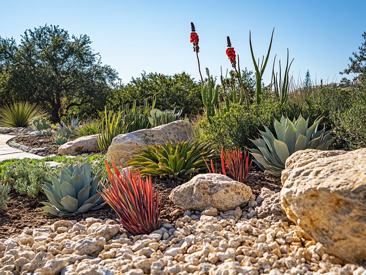 Illustration of health benefits of drought gardening