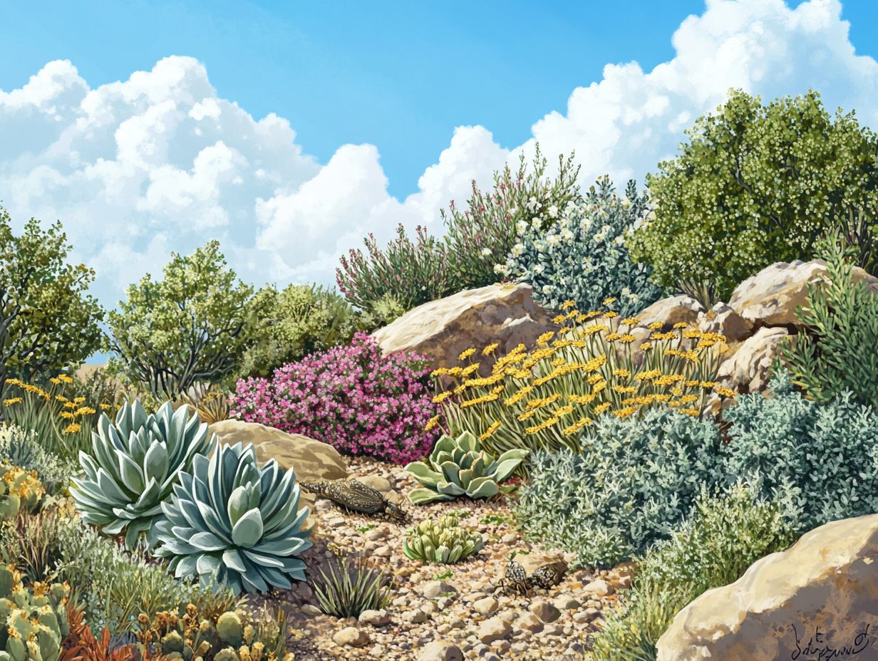 How do drought-resistant plants contribute to biodiversity?