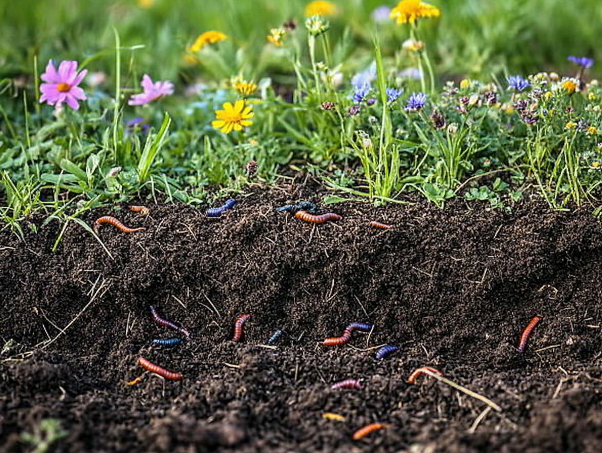 An illustration depicting the role of soil in our ecosystem.