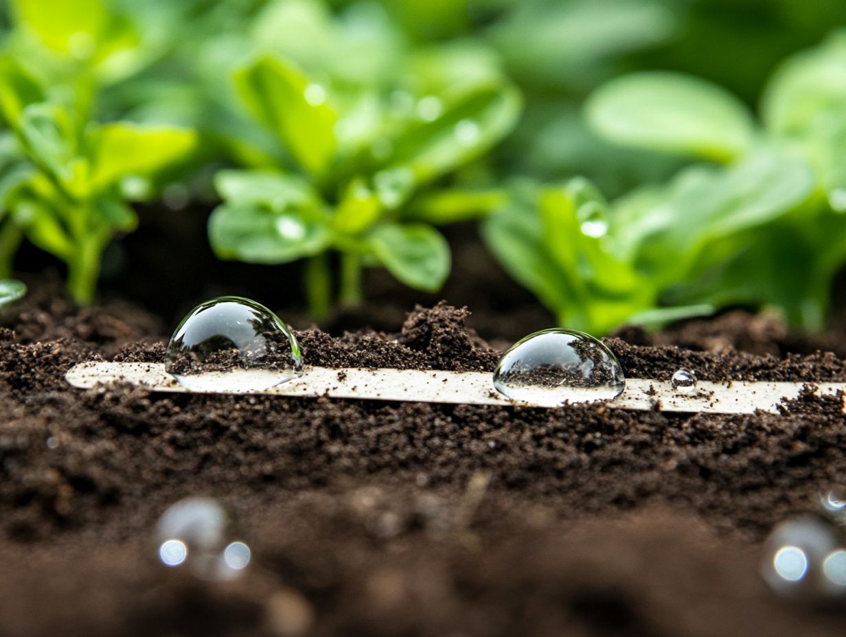 Diagram explaining soil pH and its impact on plant growth.