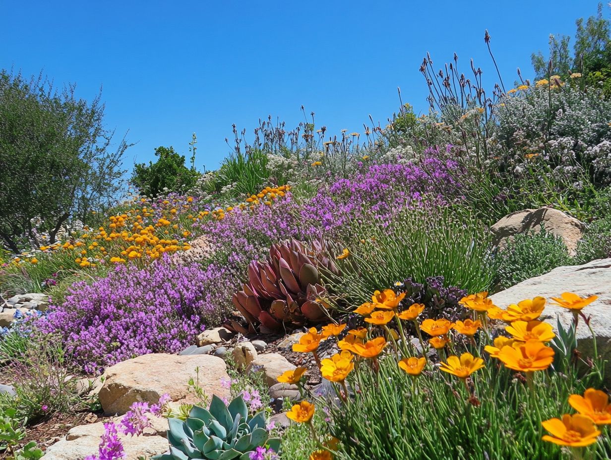 Native plants such as Palo Verde, Mesquite, Desert Spoon, and Creosote Bush