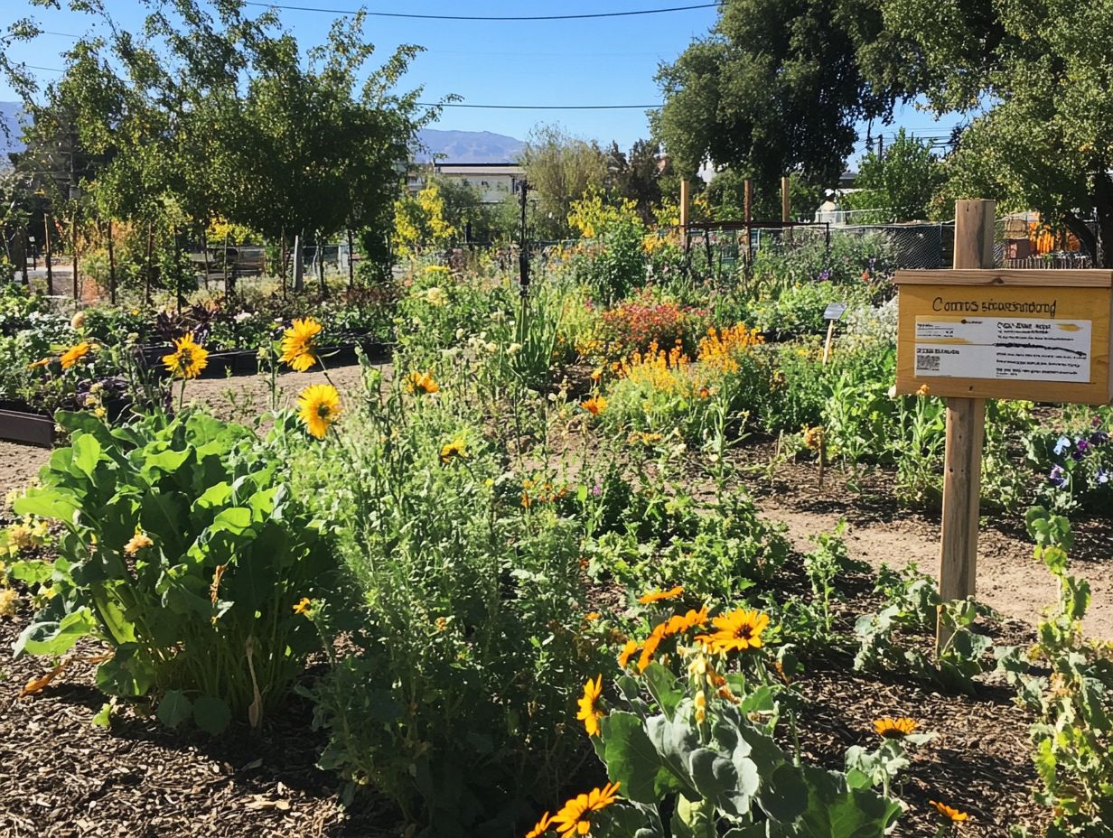 A collage of online resources and forums for drought gardening