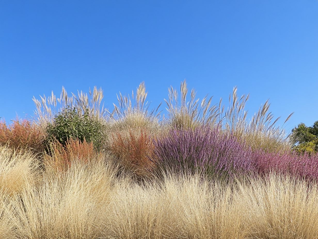 Image showing resilient drought-tolerant grasses